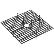 Resim Siyah Saksı Toprak Koruyucu Kesilebilir Saksı Toprak Kapak Izgara Kedi Köpek Kazma Stoper Bebek Güvenliği Bitki Koruyucu 