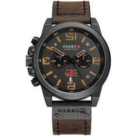 Resim Yingfu Erkek Curren 8314 Klasik Deri Kayışlı Kol Saati - 6 Renk Seçeneği Su Geçirmez Çok Renkli 