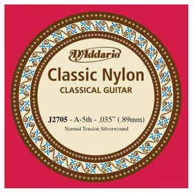 Resim D'Addario J2705 Normal Tension Tek Klasik Gitar Teli (A) 