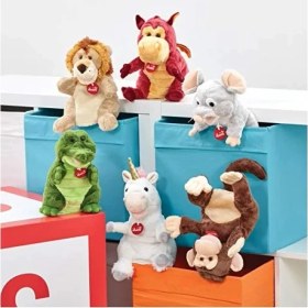 Resim Peluş Tilki Kuklası 