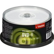 Resim Imation DVD-R 4,7 GB 16X -Yazılabilir Slim 30 Adet Cakebox 