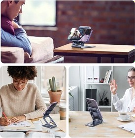 Resim Dux Ducis Z-shape Alüminyum Alaşımlı Katlanır Telefon Standı- 5775 