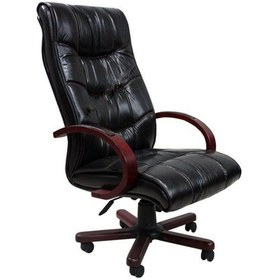 Resim Koltukstilim Z-89 Ahşap Makam Koltuğu Siyah 