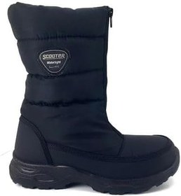 Resim Scooter 7447 Günlük Su Geçirmez Bayan Yağmur Botu-Siyah 