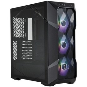 Resim Cooler Master Masterbox TD500 V2 700W 80+ Mid Tower Oyuncu Bilgisayar Kasası Siyah 