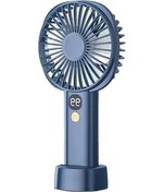 Resim Wondernest Tipi Mini Taşınabilir Jiezhong Fan Elektrikli El Bg Mavi 
