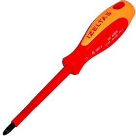 Resim İzeltaş 6*100 MM Elektrikçi İzoleli Yıldız Tornavida 1000 V 