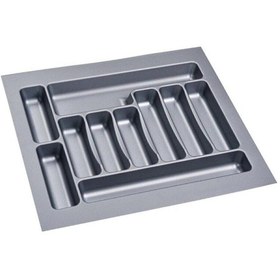 Resim 62 X 49 Cm Çekmece Içi Kaşıklık Gri 55x40 Cm'e Kadar Kesilebilir Gri 
