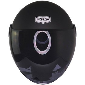 Resim Free M Kask Güneş Vizörlü Ece 22.06 Motorsiklet Kaskı Mat Siyah 