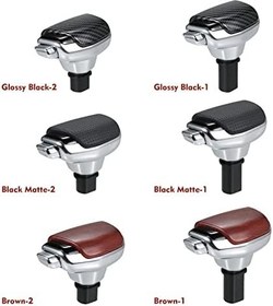 Resim Araba Modifiye Otomatik Çubuk Vites Topuzu Vites Kolu Kolu Kısa Kol Renault Sol El Sürücü için Siyah Mat Değiştirme 