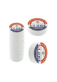 Resim Globe No210-by-10 ,19mmx10mt 10-adet Beyaz İzole Bant 