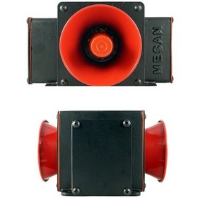 Resim Mesan Endüstriyel Siren İkili 43 Ses Kontaklı Alüminyum Gövde 110-220vac Ms 1336.110-220vac 