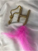 Resim Zey Desing H HARFİ GOLD JANJAN TAŞLI ARAÇ DİKİZ SÜSÜ 