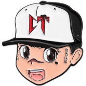 Resim Qıhe Jewelry Retro Meksika Emaye Rozet Pin - Beyzbol Şapkası Aksesuarı Pembe 