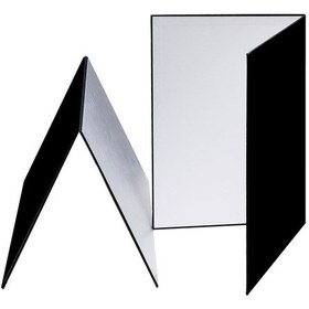 Resim Sones 3'ü 1 Arada Yansıtıcı Levha A3 Karton Katlanır Işık Difüzör Levhası Beyaz + Siyah + Gümüş 
