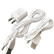 Resim PSP3000 için yeni USB Şarj Adaptörü Şarj Kablosu Paketi 2 Beyaz, Playstation Taşınabilir PSP 3000 2000 1000 PSP2000 E1000 ile Uyumlu, ABD Fişi AC Adaptörü + 2M Uzatma Şarj Kablosu 