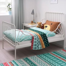Resim Uzayabilen çocuk karyolası, beyaz, 80x200 cm 