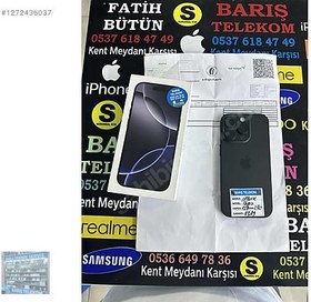 Resim Apple iPhone 16 Pro İkinci El TR | 128 GB | Siyah 