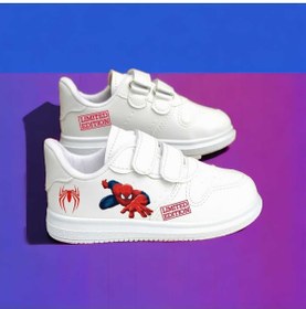 Resim amazoondesing Örümcekli Çocuk Baskılı Sneaker Erkek Çocuk Spor Ayakkabı 