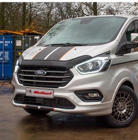 Resim Ford Custom Ön Kaput Rüzgarlığı 2018-2024 Arasına Uyumludur + Kaput Koruyucu 