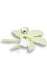 Resim Kendal Dekoratif Tavan Vanti 60W - 30"beyaz Ahsap Tavan Vantilatör 