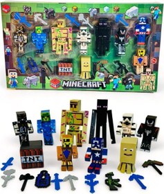 Resim Minecraft Aksesuarlı Xl 20 Parça Oyuncak Kahramanlar Figür Maykıraft 
