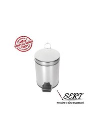 Resim Palex 3700-308 Krom Pedallı Çöp Kovası 8Lt 