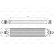 Resim TURBO RADYATORU DOBLO III PUNTO BRAVO 1,4TJET / 1,6DMULTIJET / 1,9DMULTIJET 