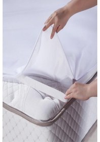 Resim Mycey Bebe Alezi 100x200 Cm Pamuk Sıvı Geçirmez Beyaz 