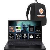 Resim Acer Nitro V 15 Amd Ryzen 5 7535HS 40GB 256GB SSD RTX2050/4GB 15.6" Fhd 144Hz W11P Taşınabilir Bilgisayar & Per4 Çanta NHQSJEY001P401 