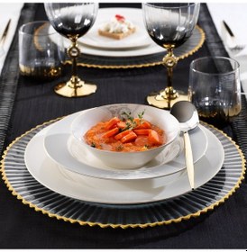 Resim Schafer Fiesta Yemek Takımı 24 Parça-gri 