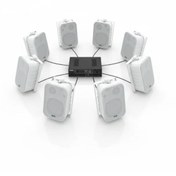 Resim FNIRSI Luxury, 8 Hoparlör 1 Anfi, Duvar Tip Masaj Salonu Ses Sistemi ,Spa, Mağaza, Restorant ,Kafe , Okul A 