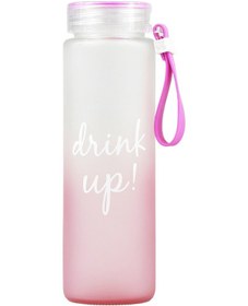 Resim Vaeske Tutamaçlı Buzlu Cam Matara 480Ml Gri 