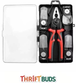 Resim Genel Markalar Özel Üretim Çelik Kaymaz Yüksek Kaliteli Kauçuk Yapılı Tamir Montaj Bakım 5 Başlıklı Pense Seti 