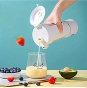 Resim Lumaworld Taşınabilir Mor Usb Şarjlı Smoothie Blender 12 Bıçaklı Güçlü Motor Kompakt 