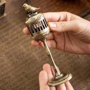 Resim 1 adet Şık Alaşım Büyükbirlik İncense Burner - Küçük Şanslı Bulut Kum Sandalwood Tutucu Ev ve Çay Odası Dekoru için, Kokusuz, Elektrik veya Pil Gerektirmez, İncense Tutucu | Şık Dekor | Metal Zanaatkarı 
