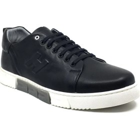 Resim Luis Figo Deri Erkek Rahat Günlük Yazlık Büyük Numara Sneaker Ayakkabı 45-48 