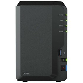 Resim DS223 (2x18TB Desteği) RAID (0-1) NAS Depolama Ünitesi 