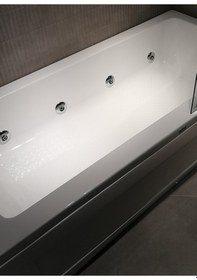 Resim Alika 160 x 90 CM Jakuzi Küvet Hidromasaj Sistem-2 6+8 Jet 