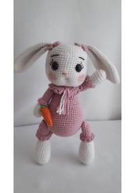 Resim Amigurumi Pembe Tavşan 