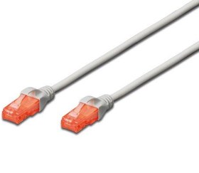 Resim DIGITUS DK-1617-005 0,5m CAT 6 PATCH KABLO,GRİ 