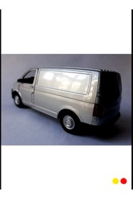 Resim OMZ Volkswagen Transporter Panelvan Metal Gri Minibüs Egitici Oyuncaklar Kız Erkek Cocuk Oyuncaklar 
