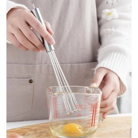 Resim Yeni Nesil Ayarlanabilir Paslanmaz Çırpıcı, Dayanıklı ve Pratik Kullanım Için Tasarlandı 