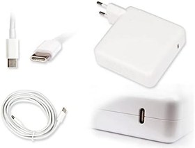 Resim Şarj Aleti Adaptör Apple Macbook Pro 13" A1989 - Mid 2018 Type-c Usb-c İle Uyumlu 