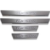 Resim Hyundai Tucson Uyumlu Kapı Eşiği 2015-2020 Paslanmaz Krom 