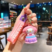 Resim OEMG Yeni Çizgi Film Animasyon Stitch Serisi Yumuşak Kauçuk Anahtarlık Bebek Çantası Kolye Anahtarlık Küçük Hediye (Yurt Dışından) 