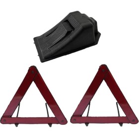 Resim 2 Reflektör 1 Takoz Trafik Seti Her Araca Uygun 