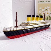 Resim Yaratıcı Aşk Jetonu Titanic Yapı Blok Modeli 3D Puzzle Eğlence ve Çiftler için Sevgililer Günü Doğum Günü Hediyesi 