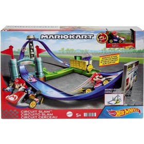 Resim Nessiworld Hgk59 Hw Mario Kart Keskin Dönüşler Pist Seti /hot Wheels Çok Renkli 