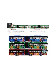 Resim Oyuncak Körüklü Metal Otobüs Metrobüs Çek Bırak 1:48 22 Cm Büyük Model 